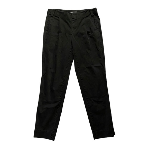 Vince Black Pleated Front Cotton Dress Pants Women’s Size 4 Trousers Classic - Picture 3 of 12
